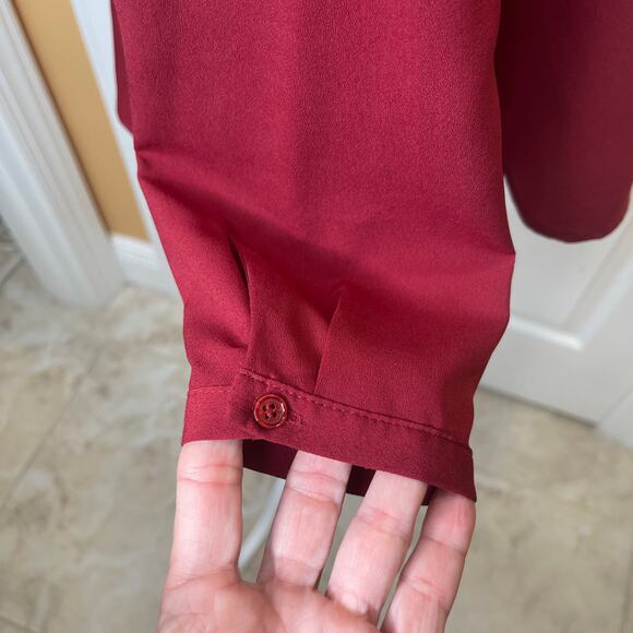 Apt 9 Blouse Red Medium - Picture 6 of 9